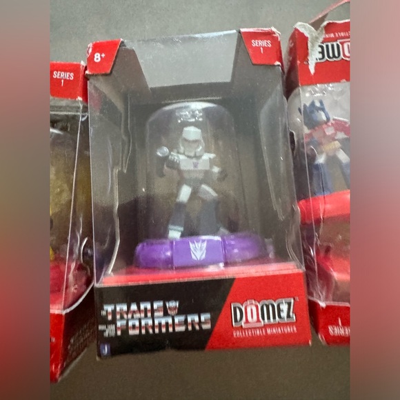 Transformers 4 box bundle Optimus Prime Domez action mini figure toys Megatron - Picture 3 of 6